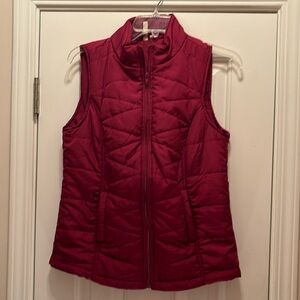 Red Camel puffer vest